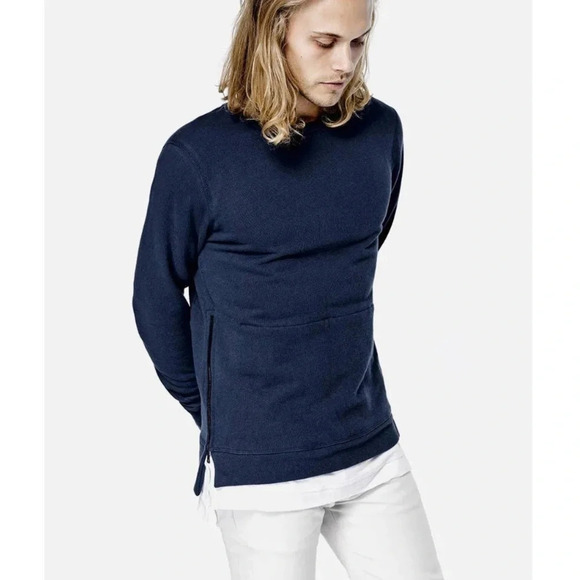 John Elliott Villain  Crewneck Sweatshirt Gray Size 4 (L/XL) Unisex - Picture 3 of 14